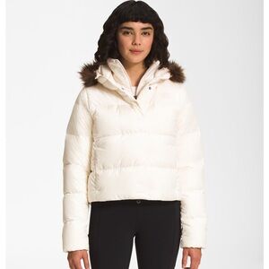 NWT North Face Women's New Dealio Down Short Jacket - White - Size Small